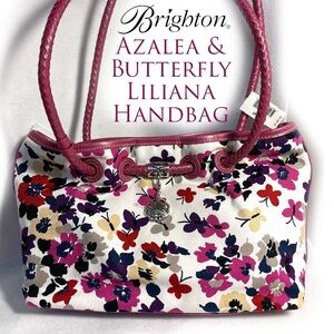 Brighton 𝐍𝐖𝐓 Azalea & Butterfly Liliana Pink and Purple Handbag